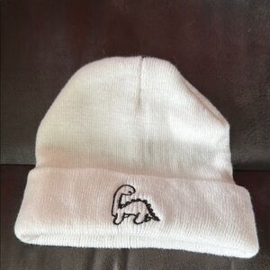 White Dinosaur Beanie